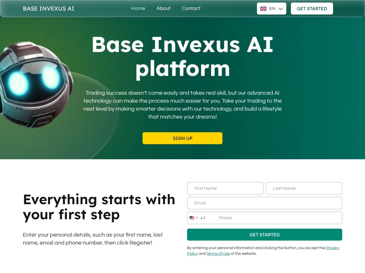 Screenshot of Base Invexus